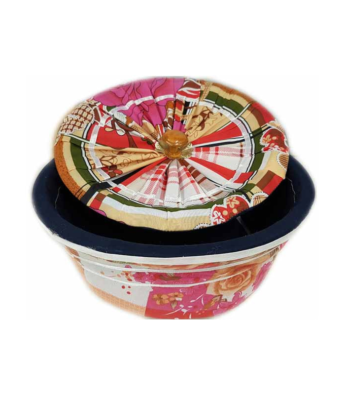 Traditional Roti Box Big - Bread Cover - Pink Traditional Roti Box Big - Bread Cover - Pink