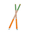 Dandiya Sticks for Navratri Garba  - 1 pair
