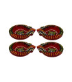 Diya colour  - Set of 4