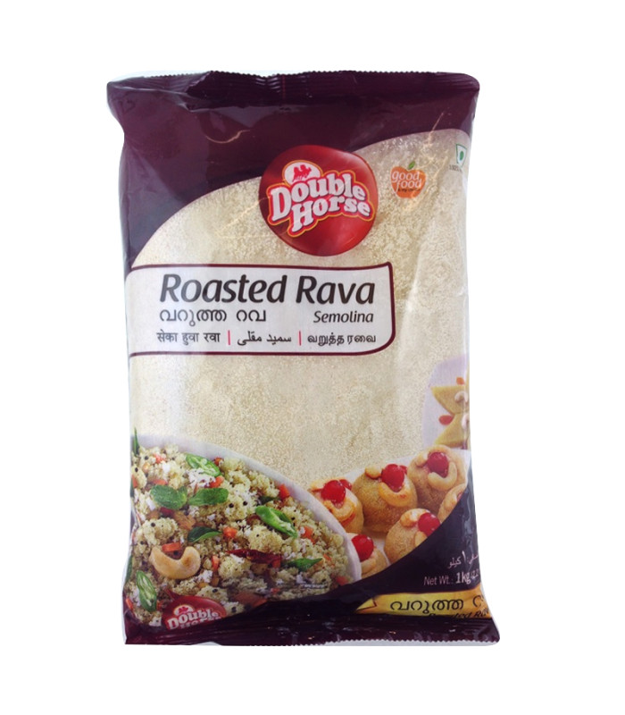 Double Horse Roasted Rava (Semolina) - 1kg Double Horse Roasted Rava (Semolina) - 1kg