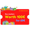 100 € Vouchers for 69 € - Special offer
