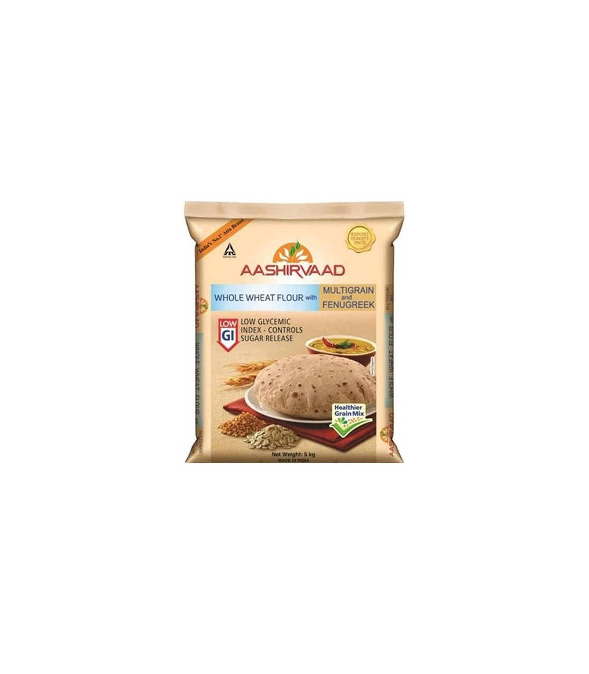 Aashirvaad Sugar Release Control Atta 5kg