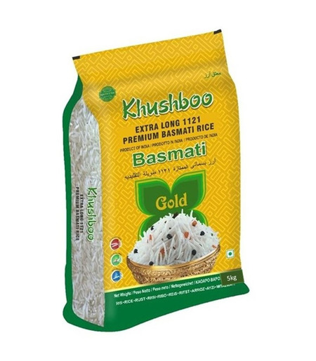 Khushboo Premium Basmati Gold Rice 5kg
