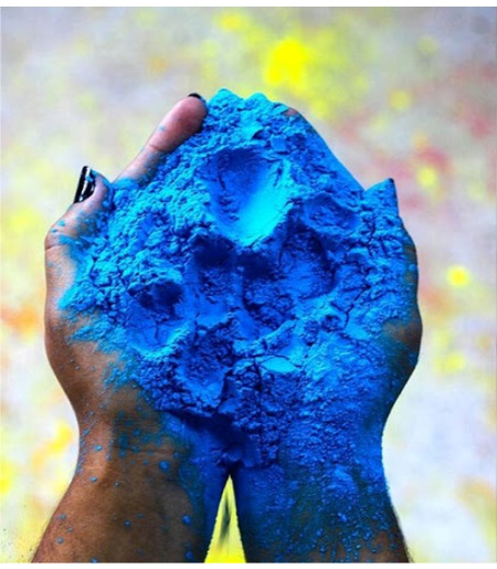 Holi colour blue (Small)