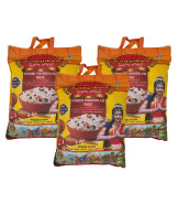 3 X Khushboo Ponni Parboiled Rice - 5Kg
