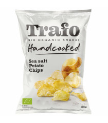 Trafo Sea Salt Potato Chips (Bio) - 125g (BBE : 15.12.2023)