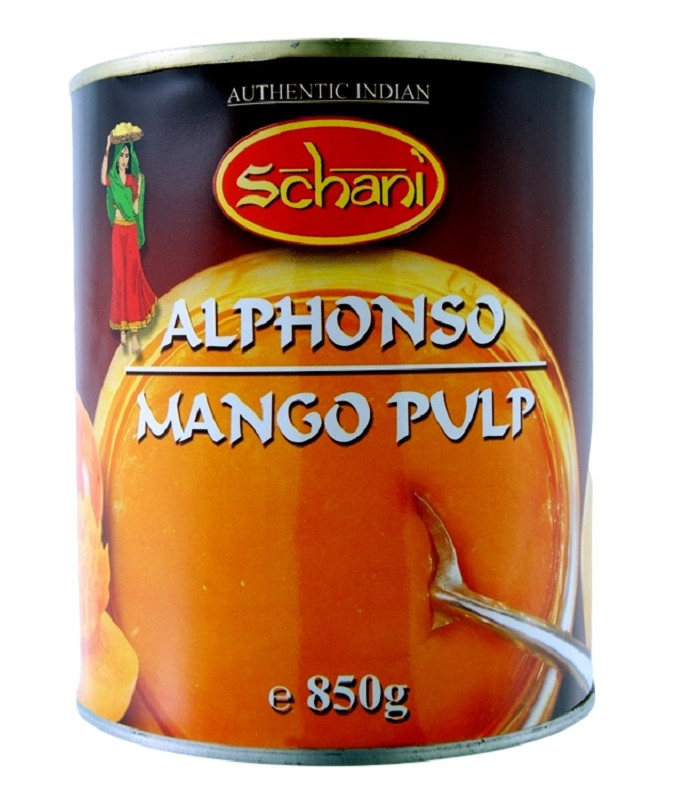 Schani Alphonso Mango Pulp - 850g Schani Alphonso Mango Pulp - 850g