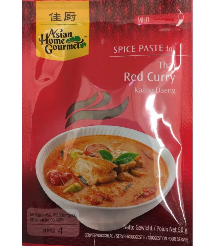 AHG Thai Red Curry Paste (Kaang Daeng) - 50g AHG Thai Red Curry Paste (Kaang Daeng) - 50g