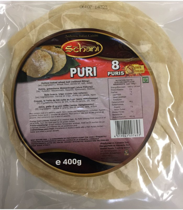 Schani Puri - 8 Pieces Schani Puri - 8 Pieces