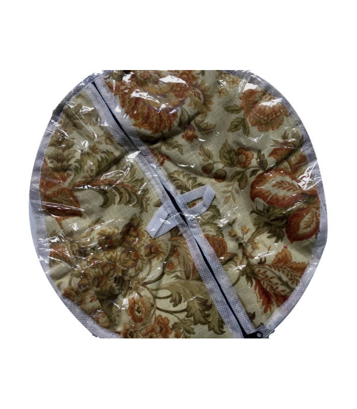 Traditional Roti Box - Bread Cover - Beige and Maroon Traditional Roti Box - Bread Cover - Beige and Maroon