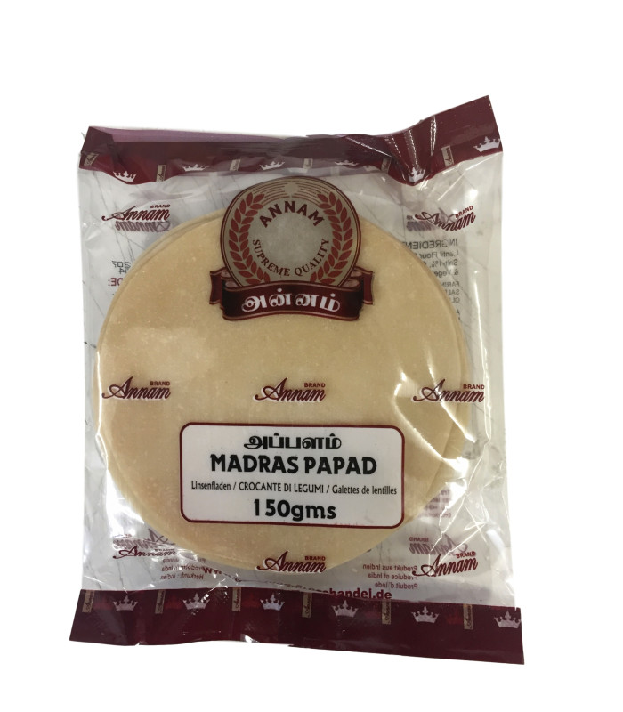 Annam Madras Papad - 150g Annam Madras Papad - 150g