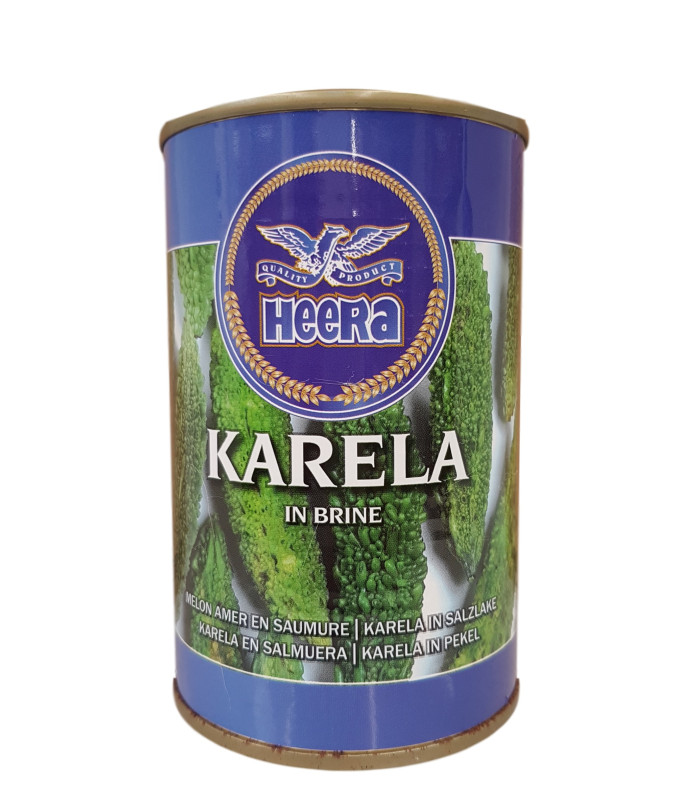 Heera Karela (Bittermelon) in Brine Tin - 400g Heera Karela (Bittermelon) in Brine Tin - 400g