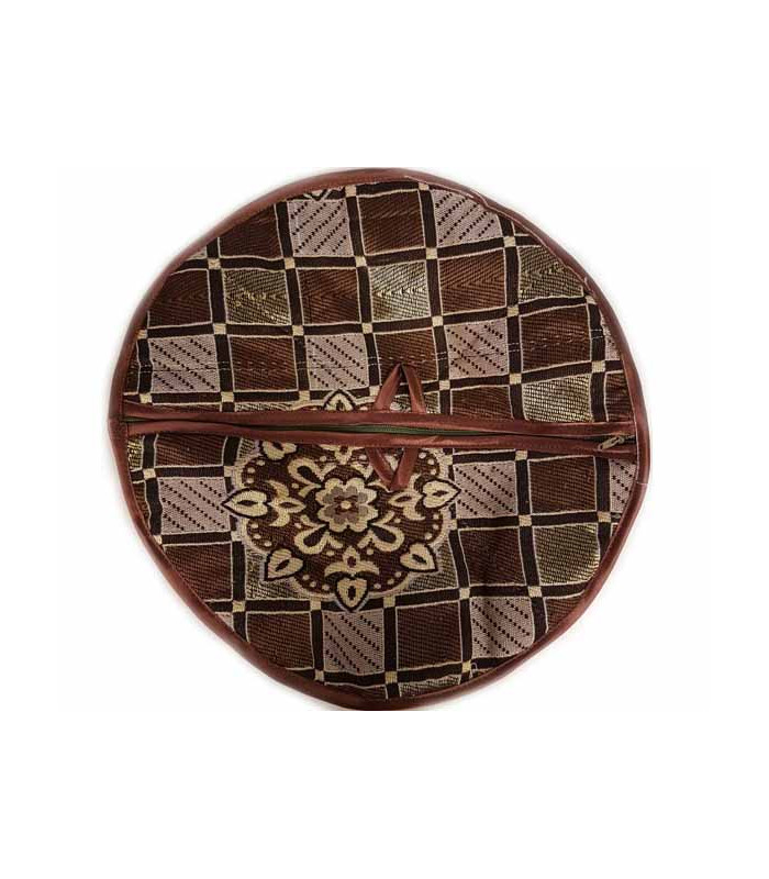 Traditional Roti Box - Bread Cover - Brown Check Print Traditional Roti Box - Bread Cover - Brown Check Print