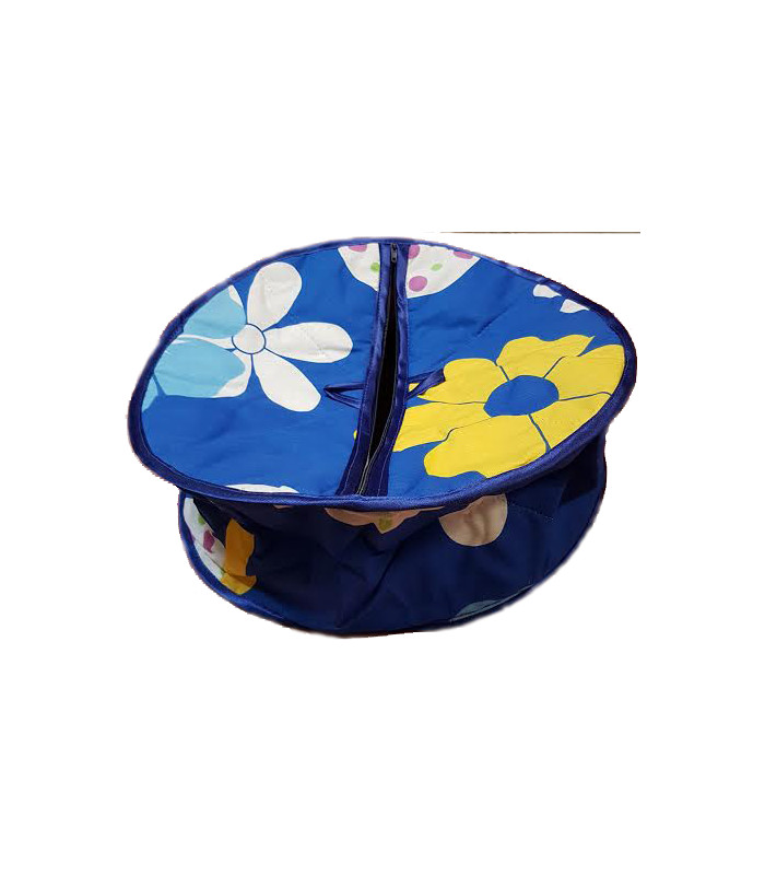 Traditional Roti Box - Bread Cover - Blue and Yellow Traditional Roti Box - Bread Cover - Blue and Yellow