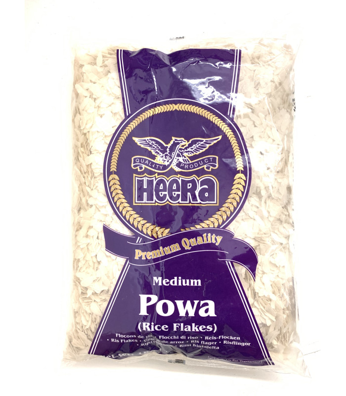 Heera Rice Flakes Medium (Poha) -1kg Heera Rice Flakes Medium (Poha) -1kg