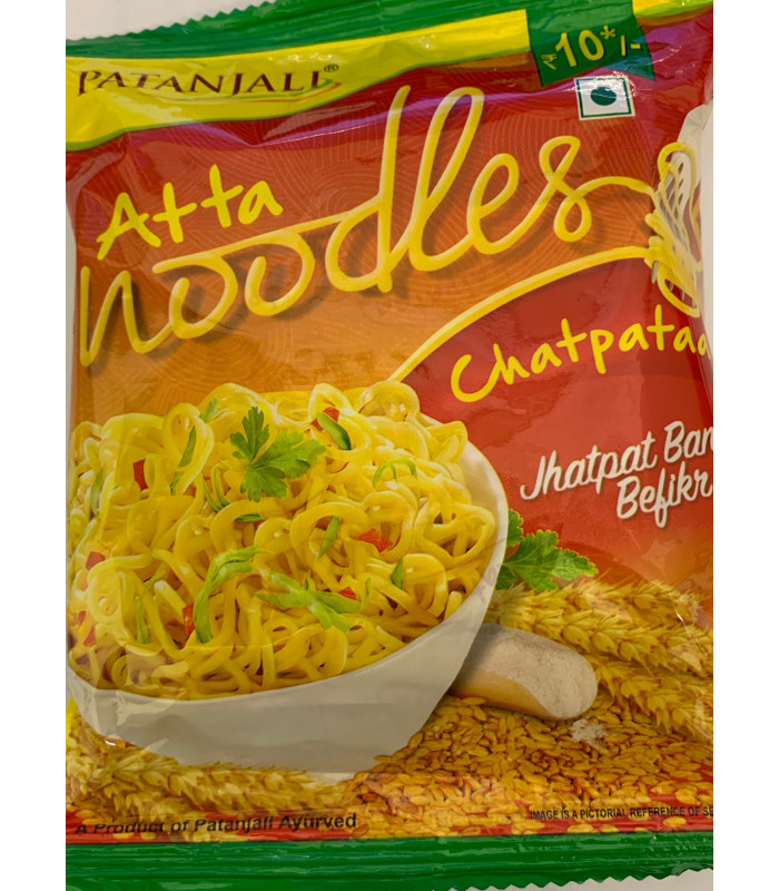 Noodles - Patanjali atta noodles chatpataa - 60g Noodles - Patanjali atta noodles chatpataa - 60g