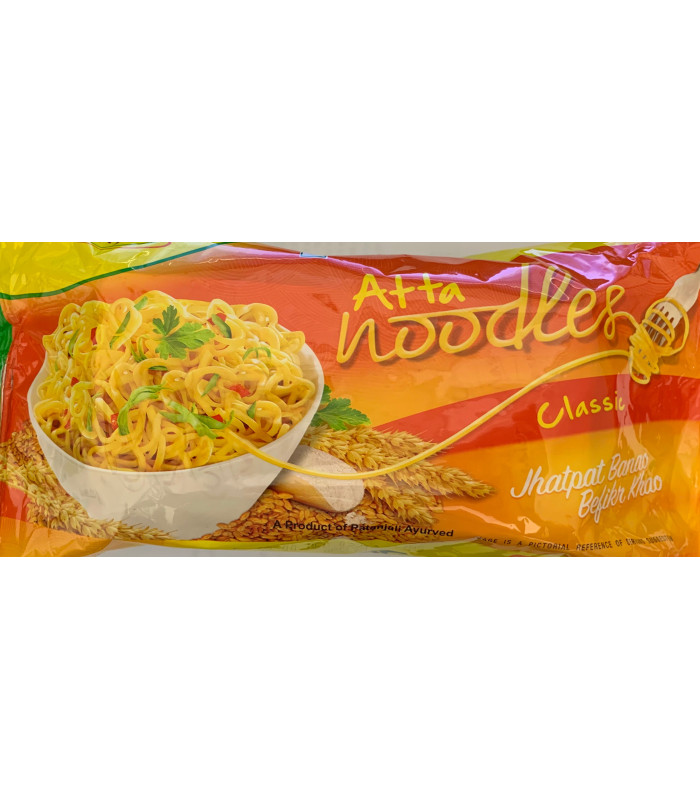 Noodles - Patanjali atta noodles classic (4 pack)- 240g Noodles - Patanjali atta noodles classic (4 pack)- 240g